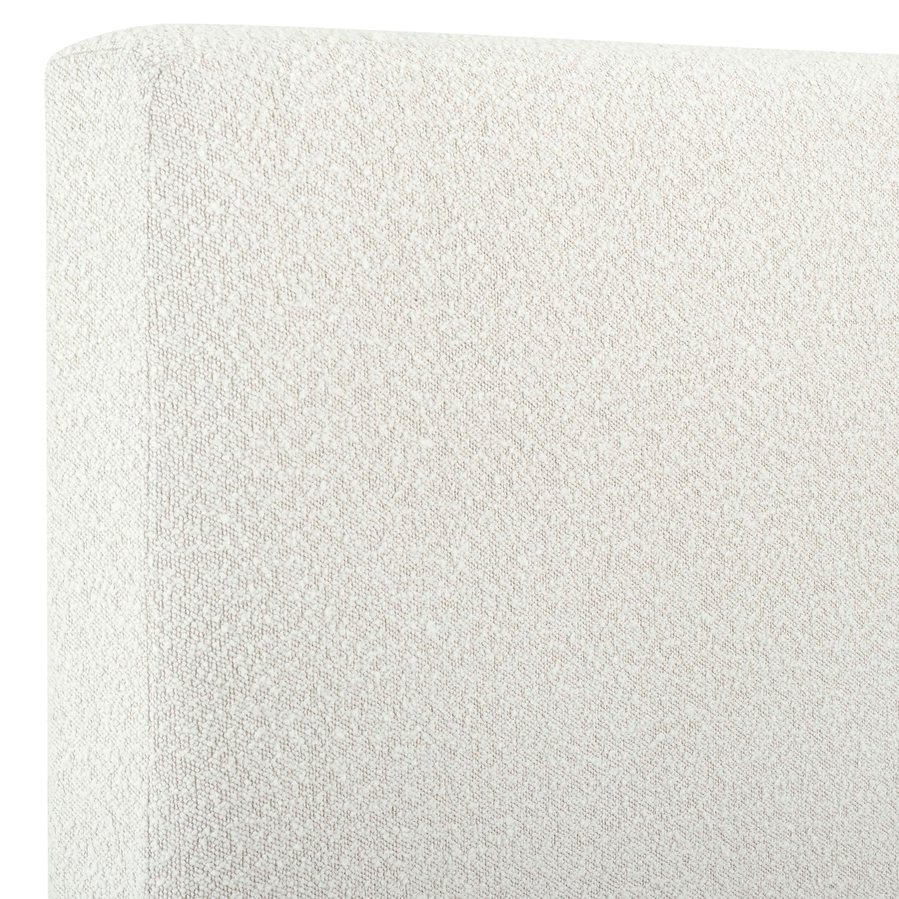 Walker Edison | Boucle Upholstered Platform Bed