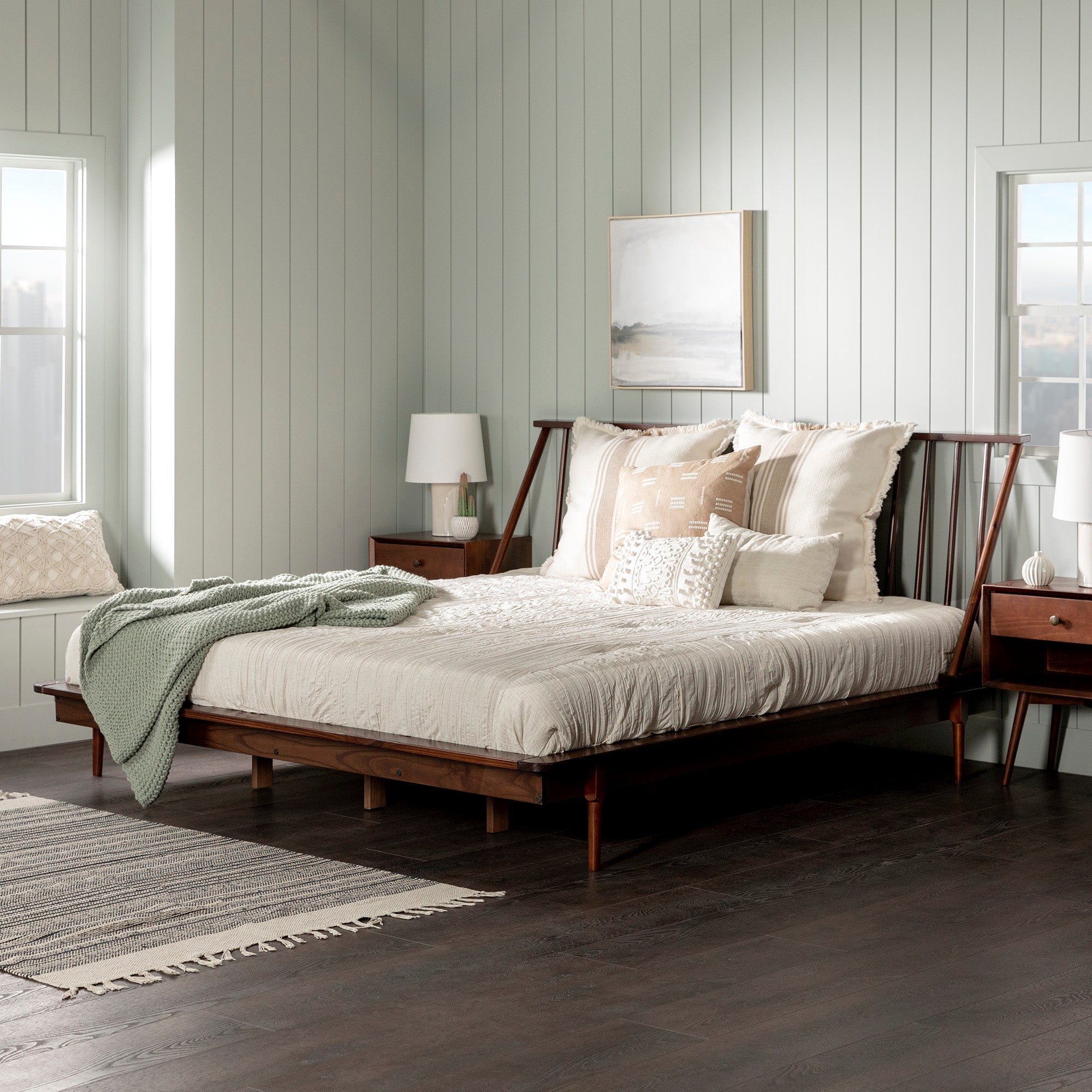 Walker Edison Spindle™ Wood Beds
