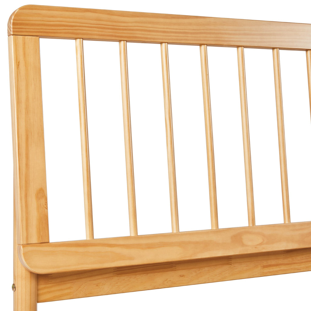 Cama Mid-Century Modern Solid Wood Spindle Bedframe